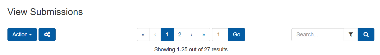 Submission List Pages
