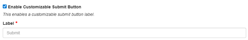 Submit Button Option